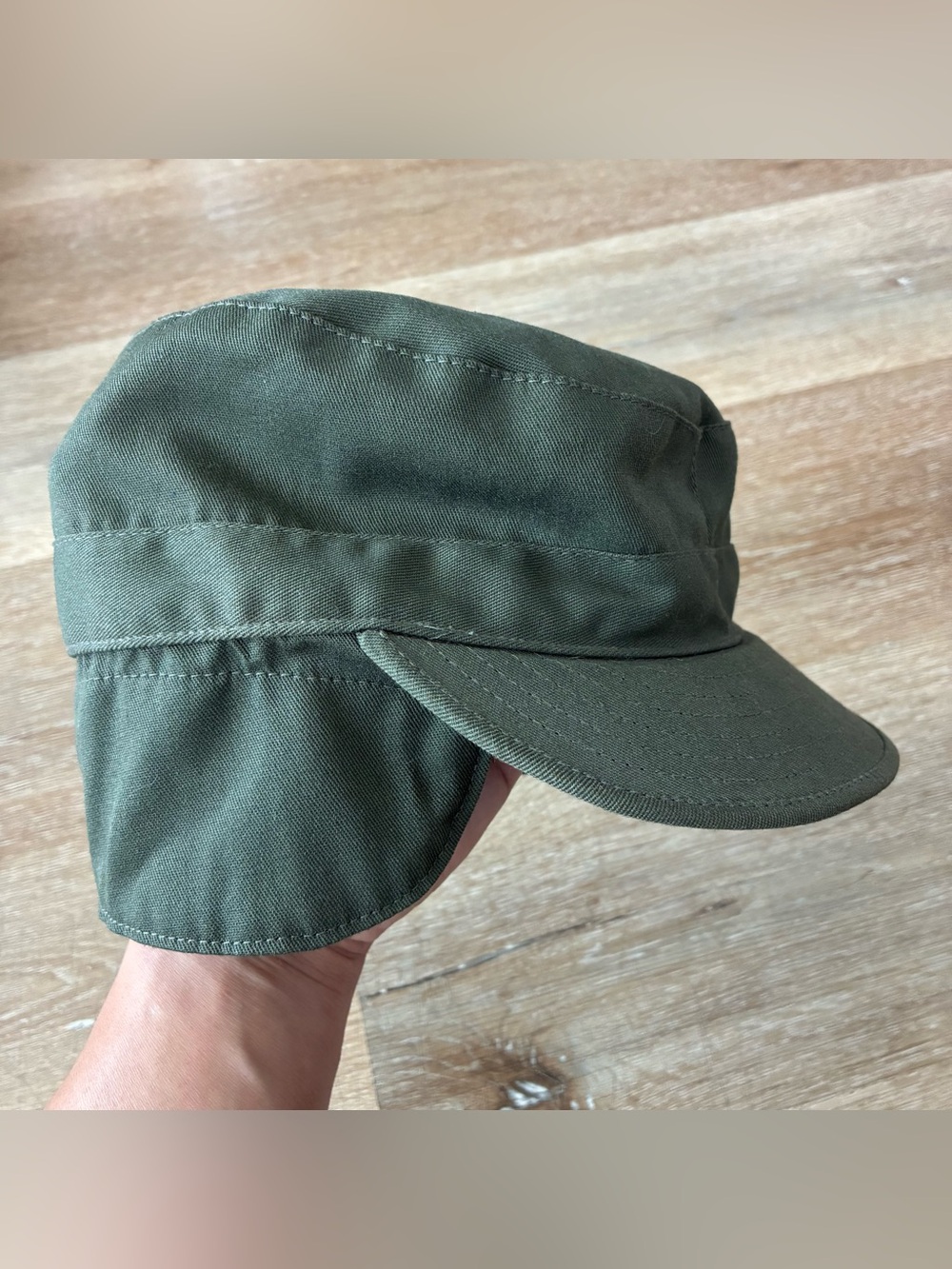 US Military BDU Combat Patrol Cap
Hat Ear Flap Olive Green Size 7 1/4
Propper